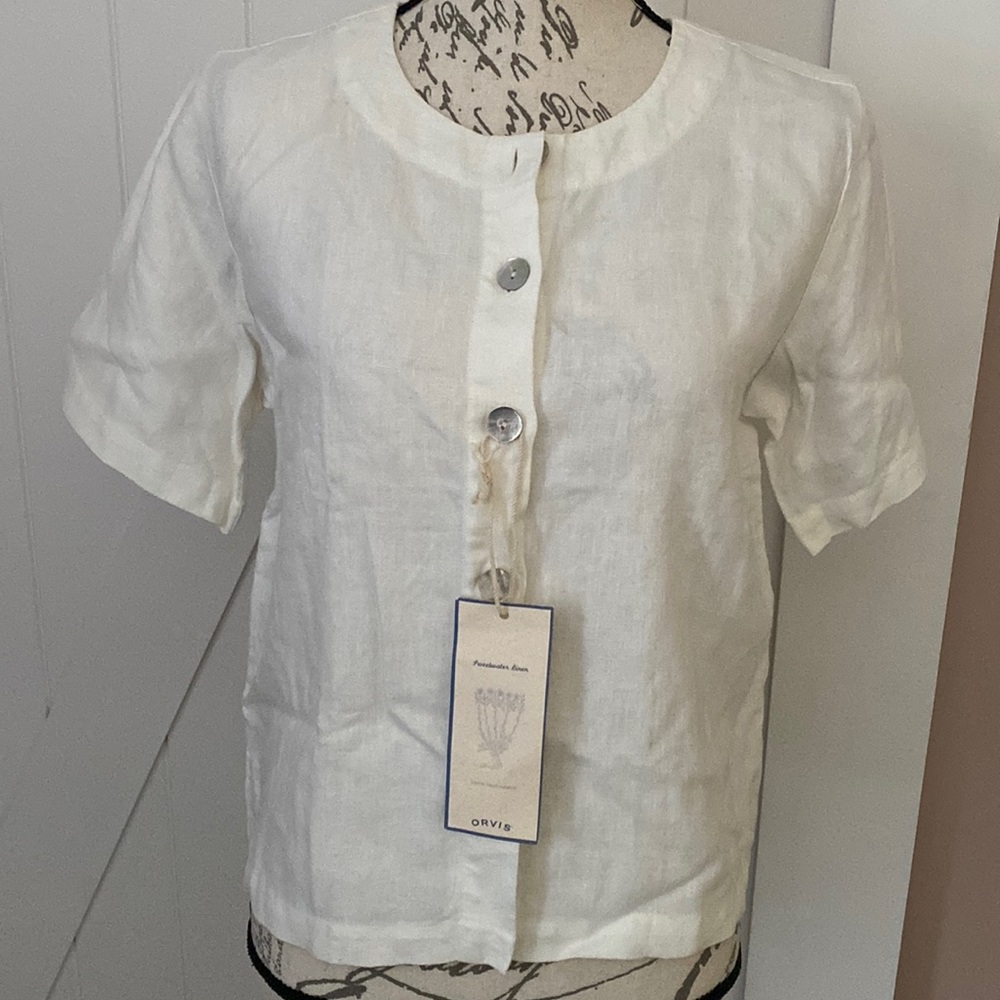 Orvis Linen Blouse